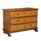 17th Century Chest of Drawers in Walnut with 3 Drawers, Italy, Image 1