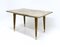 Italian Beech Coffee Table with Marble Top, 1950s, Image 3