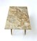 Tavolino da caffè in faggio con ripiano in marmo, Italia, anni '50, Immagine 4