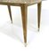 Italian Beech Coffee Table with Marble Top, 1950s, Image 6