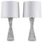 Swedish RD 1477 Table Lamps by Carl Fagerlund for Orrefors, 1960s, Set of 2 1
