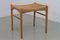 Moderner dänischer Hocker aus Eiche von Peder Kristensen für Glyngøre Stolefabrik, 1960er 1