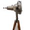 Vintage Industrial Clear Glass and Wooden Floor Lamp, Image 5