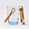 Danish Blue Glass Ice Bucket with Tongs from Holmegaard, 1960s, Set of 2, Image 2