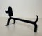 Wrought Iron Chenets Representing Dachshunds attributed to Edouard Schenck, Set of 2, Image 10