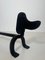 Wrought Iron Chenets Representing Dachshunds attributed to Edouard Schenck, Set of 2, Image 6