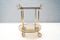 Brass & Smoked Glass Serving Cart, 1960s, Image 2