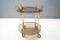 Brass & Smoked Glass Serving Cart, 1960s 6