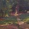 Wilhelm Feldmann, Forest Landscape Bathed in Sunlight, 1900, Oil Painting 2