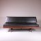Black Vinyl and Wood Sofa, 1970, Image 10