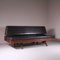 Black Vinyl and Wood Sofa, 1970, Image 1