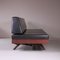 Black Vinyl and Wood Sofa, 1970, Image 3