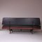 Black Vinyl and Wood Sofa, 1970, Image 11