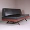 Black Vinyl and Wood Sofa, 1970, Image 2