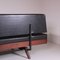 Black Vinyl and Wood Sofa, 1970, Image 4