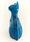 Scultura grande gatto Rimini Mid-Century in ceramica blu di Aldo Londi per Bitossi, Italia, anni '60, Immagine 6