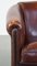 Sheep Leather Club Chair with Decorative Nails 11