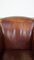 Sheep Leather Club Chair with Decorative Nails 8