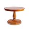Biedermeier Style Birch Salon Table with Star Inlay, 1860s 3