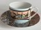 Cita d'Italia Firenze Tea Cup and Saucer by Piero Fornasetti for Rosenthal Classic, Germany, 1995, Set of 2 8
