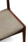 Chair in Teak from P. Westergaard Mobelfabrik, Denmark, 1960s, Set of 6 3