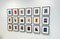 Rolf Hans, Complete Wall with 18 Collages, 1994/1995, Hardedge, Color Field, Set of 18, Image 19