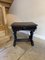 Table d'Appoint Antique Victorienne en Chêne Sculpté, 1860 6