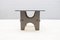 Small Brutalist Bronze Hammer Finish Coffee Table, 1960s, Image 2