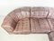 DS 11 Mid-Century Leather Patchwork Leather Sofa from de Sede, 1960s, Set of 6, Image 11