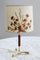 Teak & Brass Crow Foot Tripod Table Lamp Lamp in Teak from Kalmar, 1960s 1