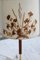 Teak & Brass Crow Foot Tripod Table Lamp Lamp in Teak from Kalmar, 1960s 3