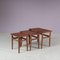 Vintage Danish Nesting Tables by Poul Hundevad for Fabian, 1950s, Set of 3 1