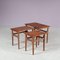 Vintage Danish Nesting Tables by Poul Hundevad for Fabian, 1950s, Set of 3 2
