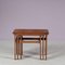 Vintage Danish Nesting Tables by Poul Hundevad for Fabian, 1950s, Set of 3 3