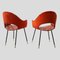 Chaises à Dossier Rond Rembourrées en Tissu Hermès, 1970s, Set de 2 7