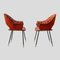 Set of Round Back Chairs Upholstered in Hermes Fabric, 1970s, Image 6
