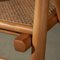 Silla plegable italiana de mimbre, años 70, Imagen 14