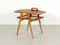 Scandinavian Teak and Rattan Side Table, 1960s 8