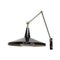 Black Panama Wall Lamp by Wim Rietveld for Gispen, 1950s 1