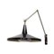 Black Panama Wall Lamp by Wim Rietveld for Gispen, 1950s, Image 1