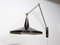 Black Panama Wall Lamp by Wim Rietveld for Gispen, 1950s 10