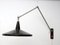 Black Panama Wall Lamp by Wim Rietveld for Gispen, 1950s 2