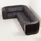 DS-22 Sofa in Black Leather from de Sede, 1980s 9
