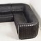 DS-22 Sofa in Black Leather from de Sede, 1980s 6