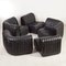DS-22 Sofa in Black Leather from de Sede, 1980s 11