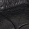 DS-22 Sofa in Black Leather from de Sede, 1980s 15