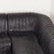 DS-22 Sofa in Black Leather from de Sede, 1980s 5