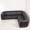 DS-22 Sofa in Black Leather from de Sede, 1980s, Image 7