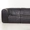 DS-22 Sofa in Black Leather from de Sede, 1980s 3