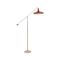 Red Panama Floor Lamp by Wim Rietveld for Gispen, 1950s 12